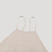 Women's linen halterneck mini summer dress