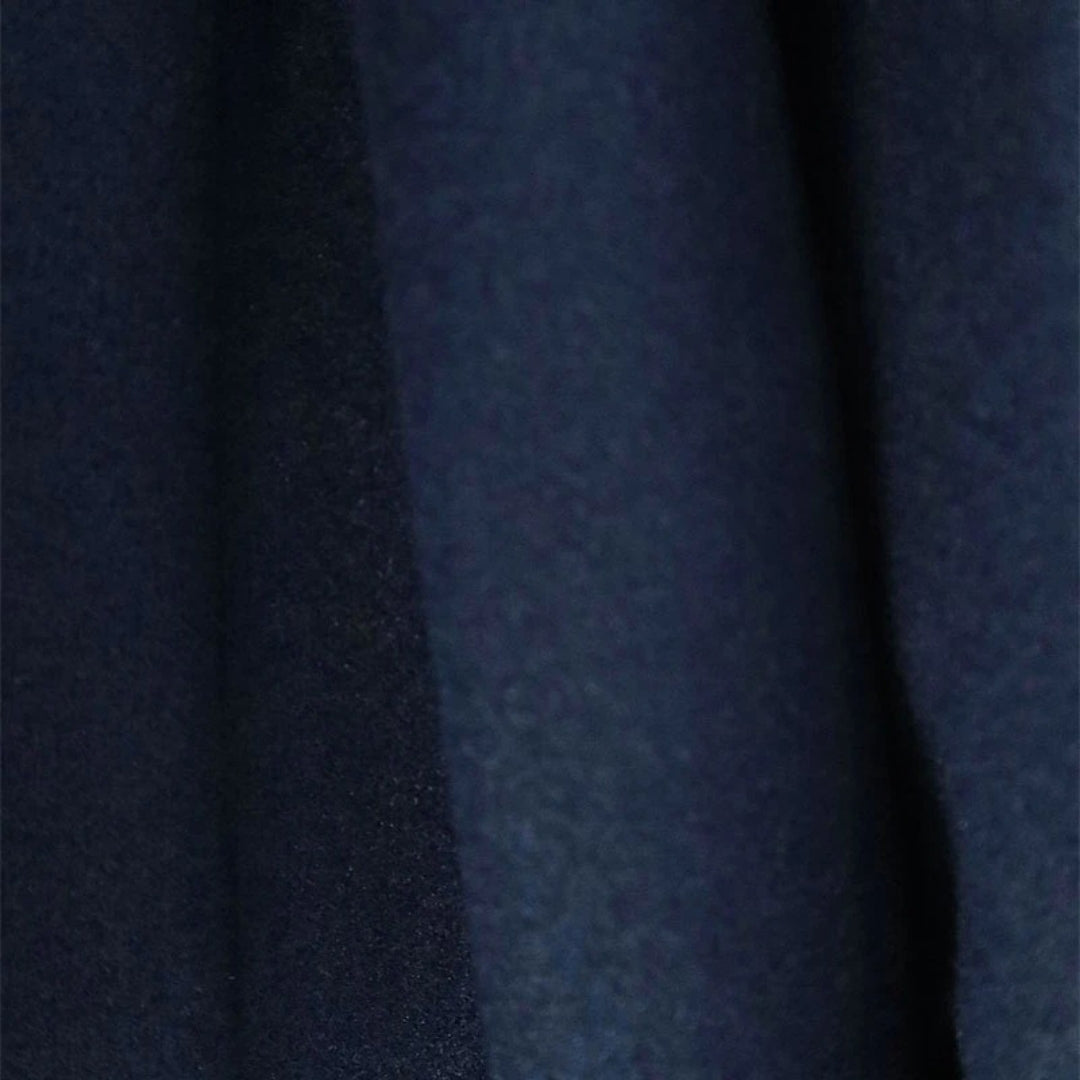 Women’s navy cropped double breasted blazer