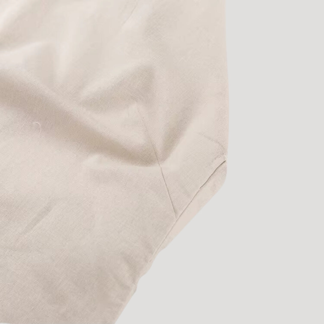 Women's linen halterneck mini summer dress