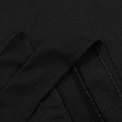 Women's black lace short sleeve mini dress