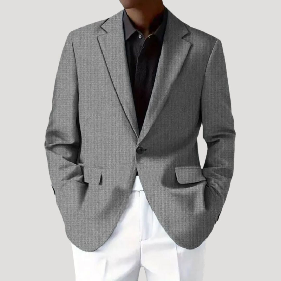 Men's tailored blazer smart casual jacket winter  NOIR & PEARL