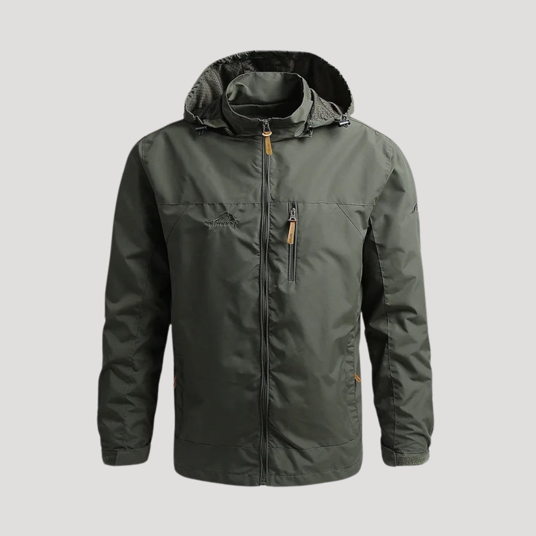 Men’s waterproof hooded jacket – lightweight raincoat windbreaker