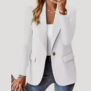 Women’s fitted casual blazer jacket for everyday styling