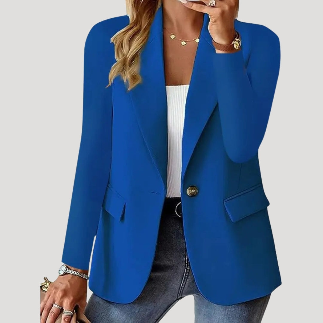 Women’s fitted casual blazer jacket for everyday styling