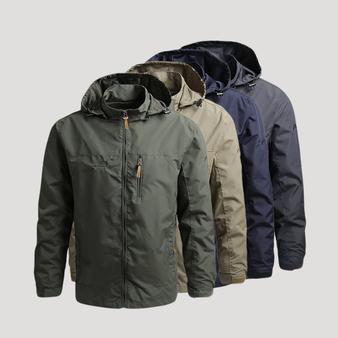 Men’s waterproof hooded jacket – lightweight raincoat windbreaker