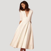 Women’s wedding guest midi summer cocktail dress