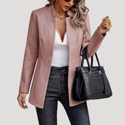 Women's longline blazer jacket – casual smart outerwear