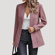 Women's longline blazer jacket – casual smart outerwear