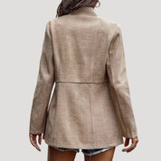 Women's longline blazer jacket – casual smart outerwear