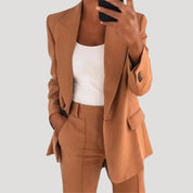 Women’s tailored longline blazer jacket lightweight formal fit