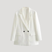 Women tailored double-breasted blazer