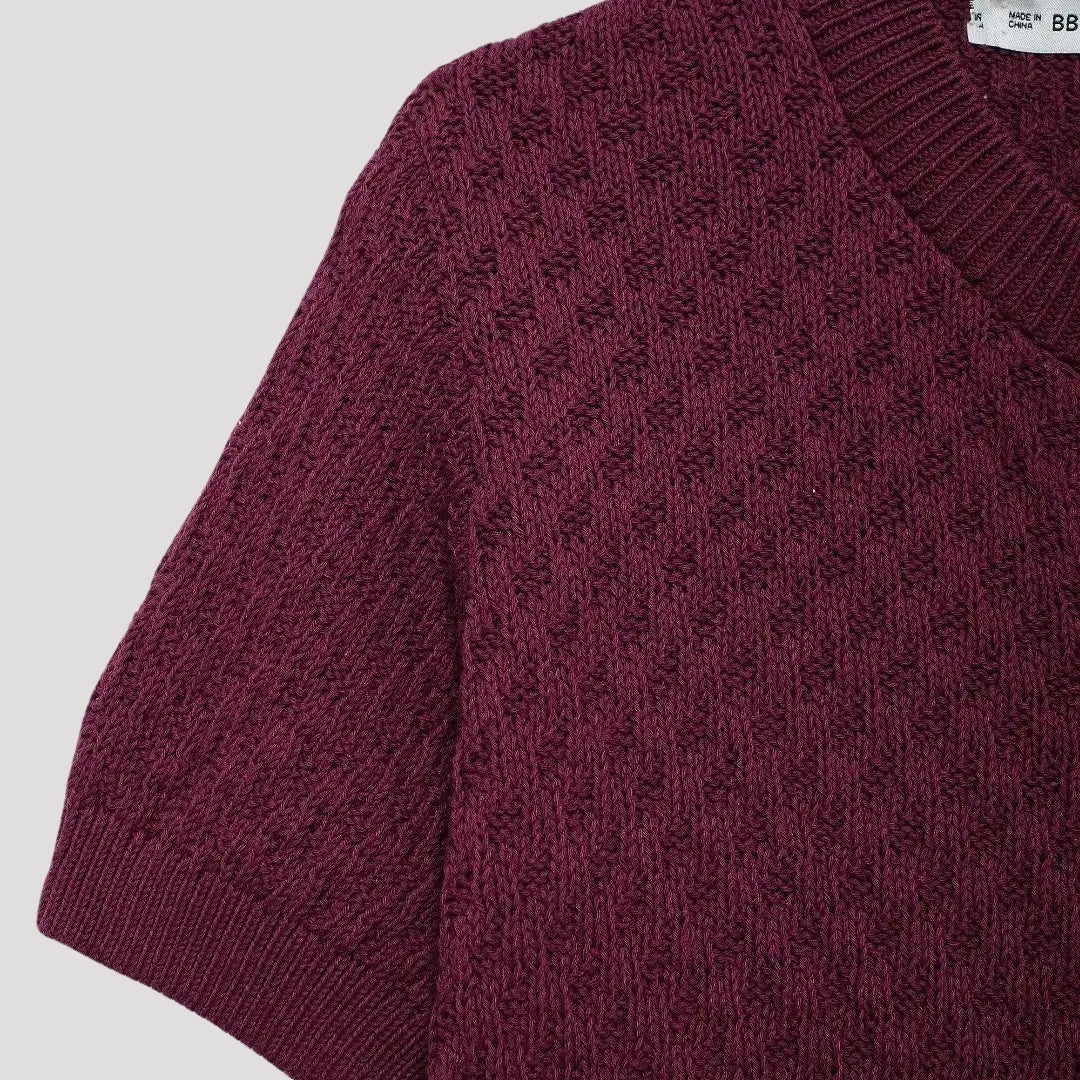 Women’s short sleeve summer cardigan with pockets