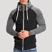 Men’s zip up hooded sweatshirt full zip hoodie