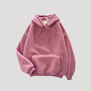 Women fluffy oversized hoodie