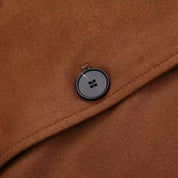 Women’s suede oversized winter jacket