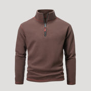 Thermal fleece half-zip pullover