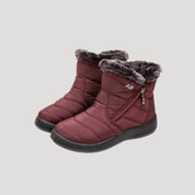 Women fur-lined winter ankle boots