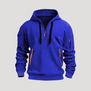 Utility zipper hoodie