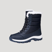 Women’s winter snow boots waterproof fur lined lace up