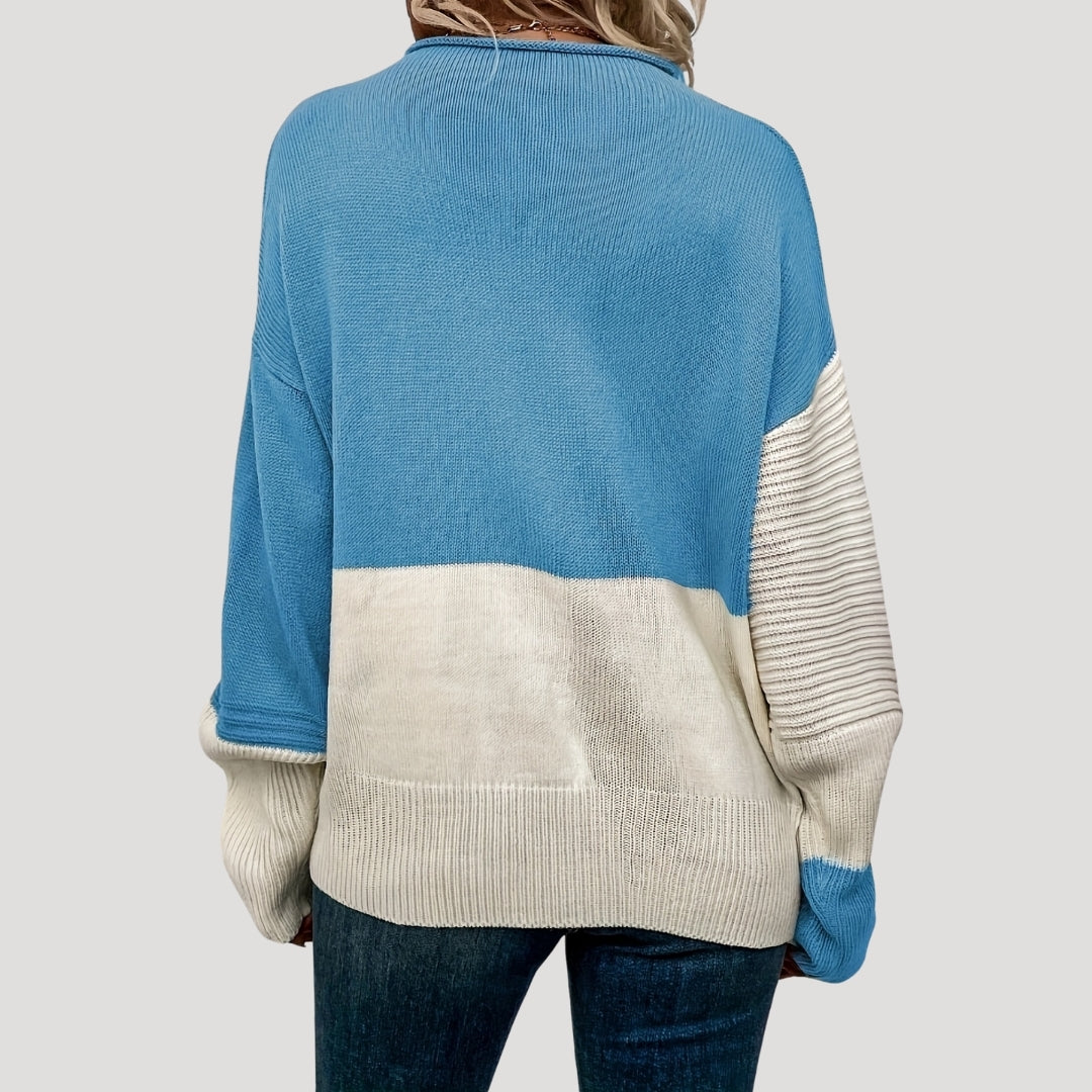 Women oversized knit pullover winter sweater