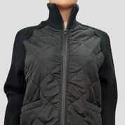 Women’s quilted zip up jacket – padded winter coat