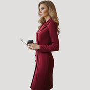 Women's tailored blazer dress lightweight spring style