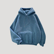 Women fluffy oversized hoodie