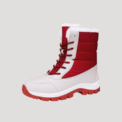 Women’s winter snow boots waterproof fur lined lace up