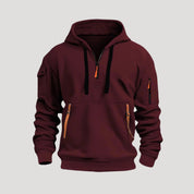 Utility zipper hoodie