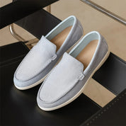 Men's suede slip on loafers – smart casual shoes