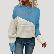 Women oversized knit pullover winter sweater