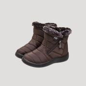 Women fur-lined winter ankle boots