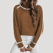 Women’s soft knit high neck spring jumper