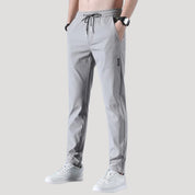 Men lightweight stretch trousers