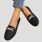 Women’s slip on loafers flat smart casual shoes