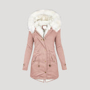 Premium women's parka coat