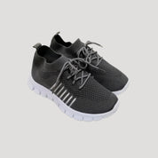 Women breathable knitted walking trainers