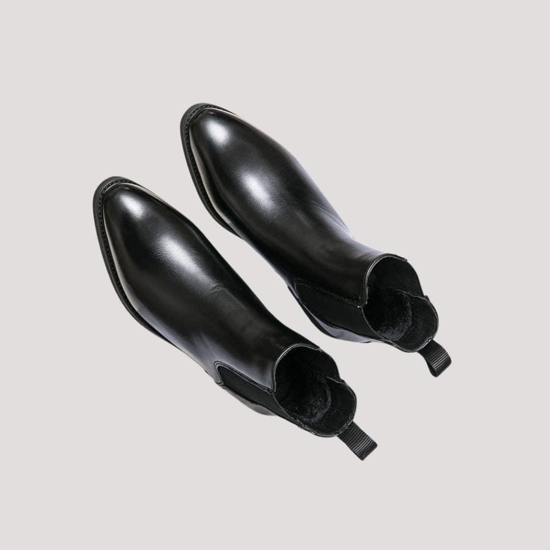 Men’s waterproof leather winter chelsea boots