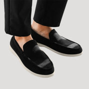 Men's suede slip on loafers – smart casual shoes