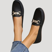 Women’s slip on loafers flat smart casual shoes