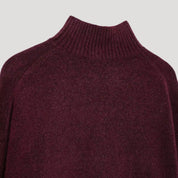 Women high neck knit jumper