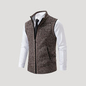 Men's knit vest – sleeveless lightweight sweater