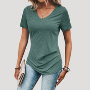 Women’s v neck t shirt – casual fit