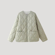 Women quilted lightweight jacket