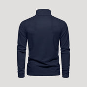 Classic long-sleeve polo shirt