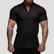Men’s slim fit short sleeve summer shirt