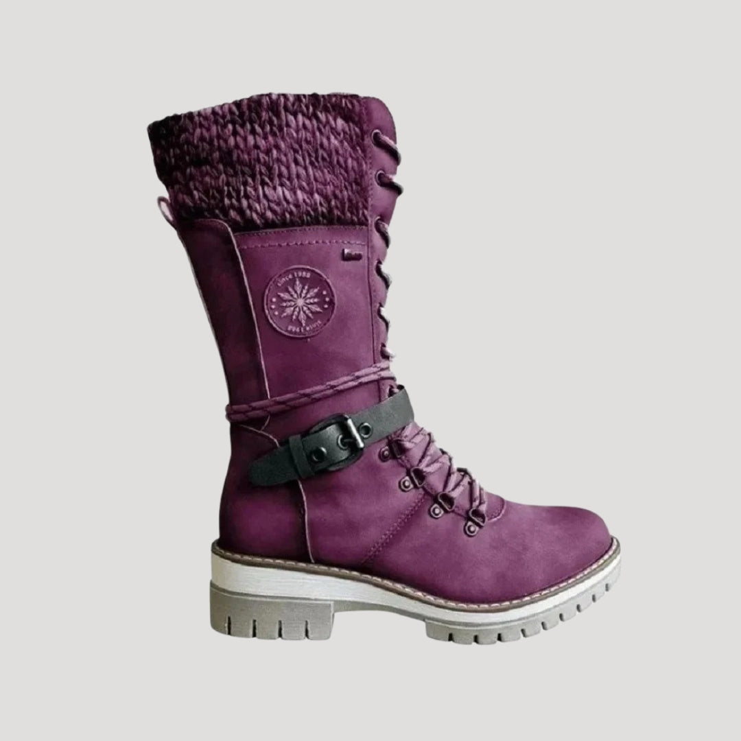 Women lace-up winter boots