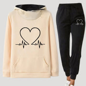 Women’s fleece winter jogger co ord set