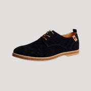 Men’s smart suede lace up derby shoes