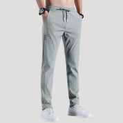 Men lightweight stretch trousers